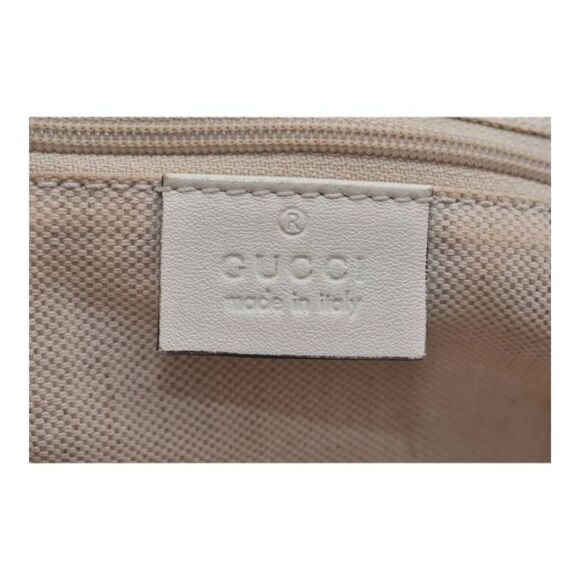 GUCCI Guccissima Sukey Medium Size Tote Bag Straw & Leather Lightly Loved - Picture 10 of 16